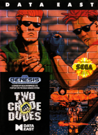Crude Buster JP Sega Mega Drive  box art